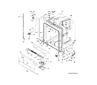 GE GDT605PSM6SS body parts diagram