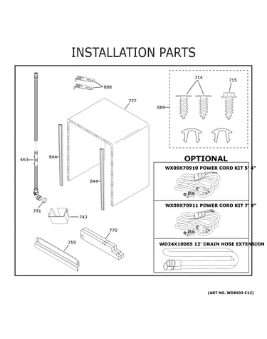 Installation parts