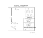 GE GDT535PSMBSS installation parts diagram