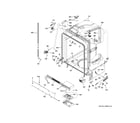 GE GDF550PGR0WW body parts diagram