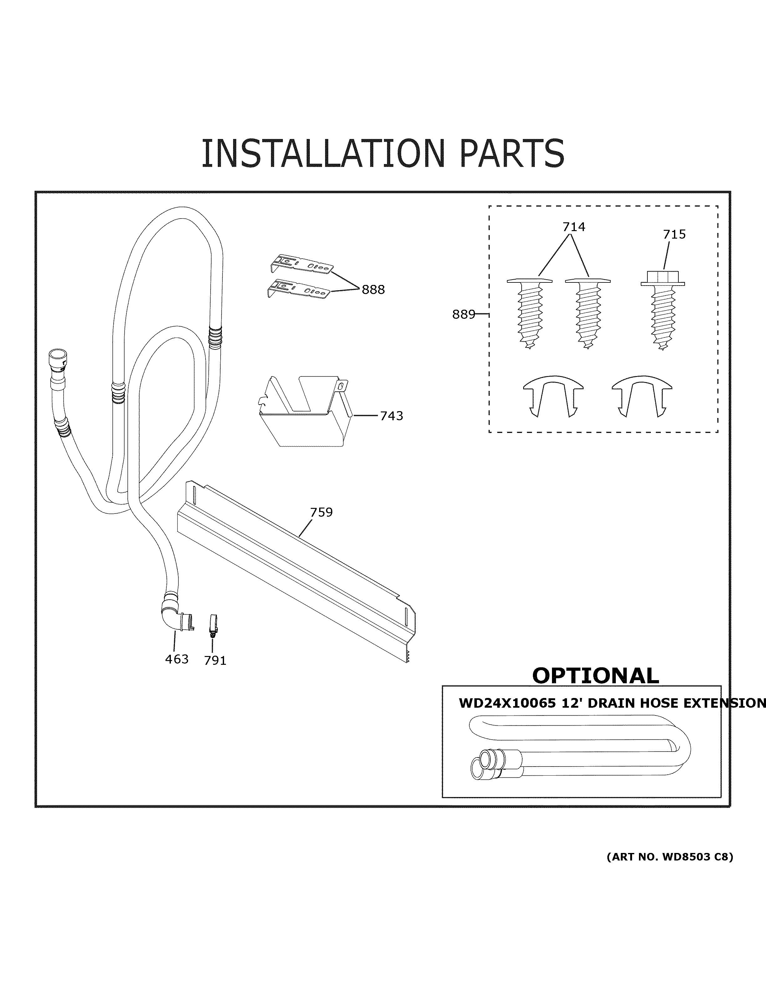Installation parts