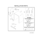 GE GDF550PSR3SS installation parts diagram