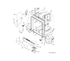 GE GDF550PSR3SS body parts diagram