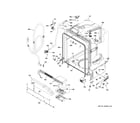 GE GDP630PYR3FS body parts (1) diagram