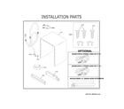 GE GDP630PGR3WW installation parts diagram