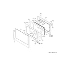 GE PTD700RSN1SS upper door diagram