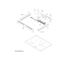 GE PTD700RSN1SS center spacer diagram