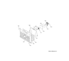 GE PTD700RSN1SS upper convection fan diagram