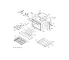 GE PKD7000SN3SS lower oven diagram