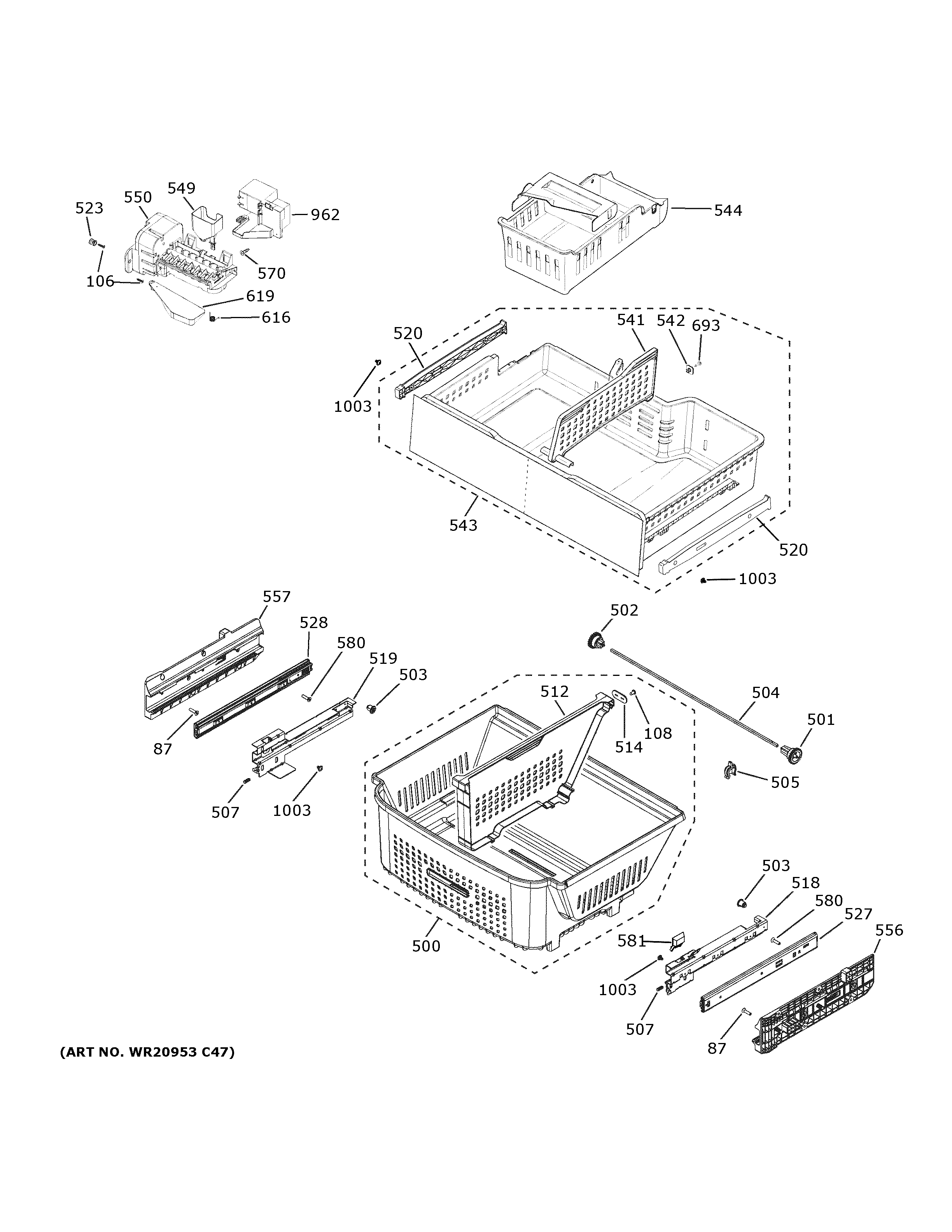 FREEZER SHELVES