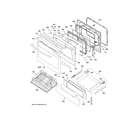 GE PGB920DEF2BB door & drawer parts diagram