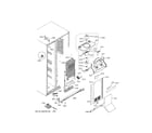 GE GSS25IENXHDS freezer section diagram