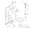 GE GSS25GGPECWW fresh food section diagram