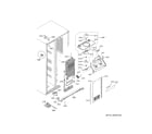 GE GSS25CGHWCBB freezer section diagram