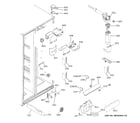 GE XSS25GGPECBB fresh food section diagram