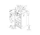 GE PYE22KMKVES case parts diagram