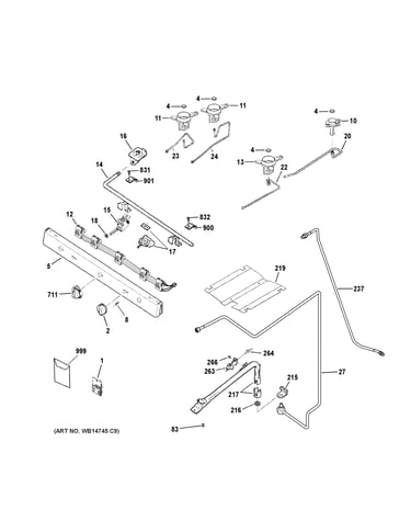 Gas & burner parts