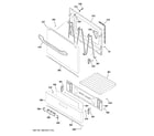 Hotpoint RGBS300DM2WW door & drawer parts diagram