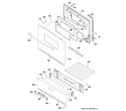 Hotpoint RGBS330DR1BB door & drawer parts diagram