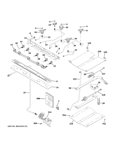 Gas & burner parts