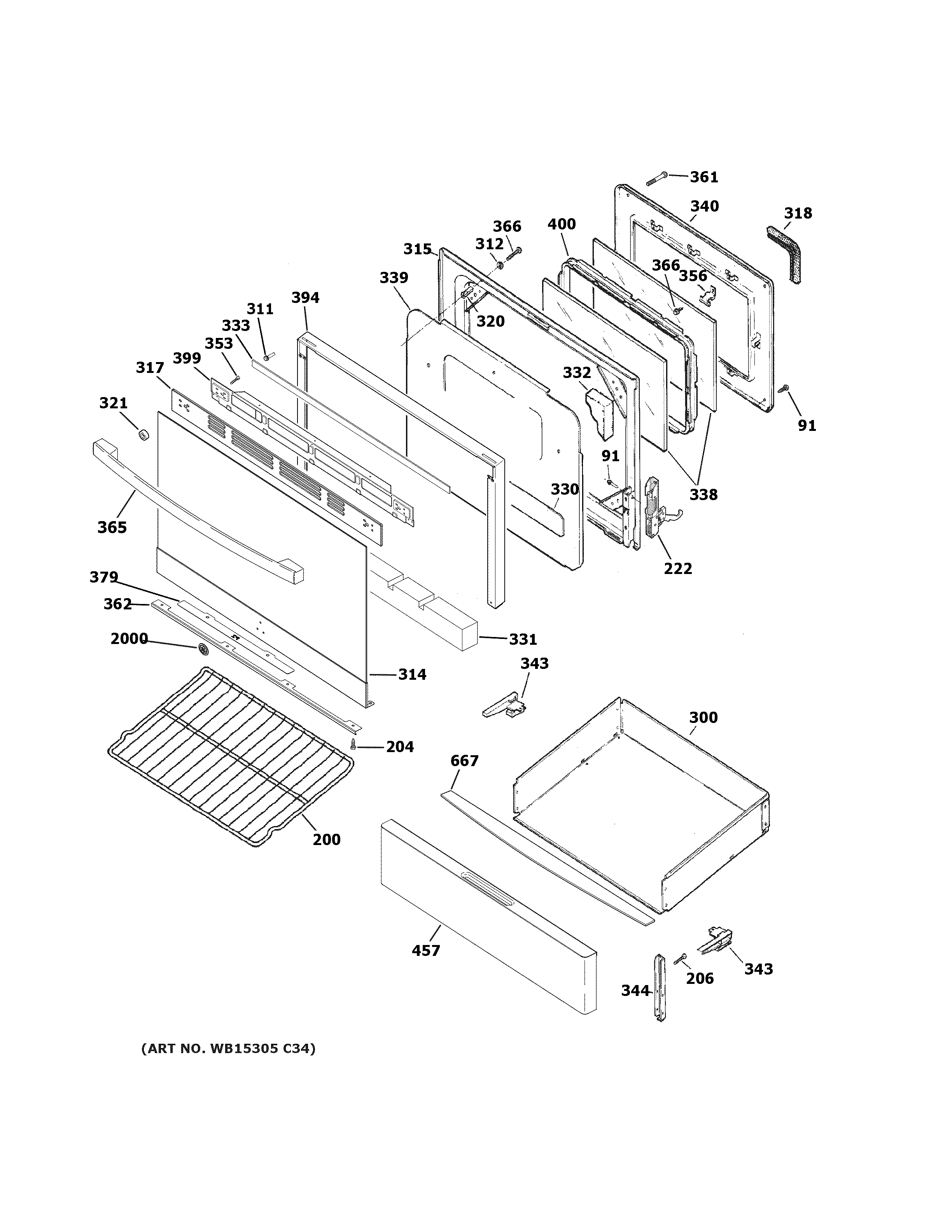 Door & drawer parts