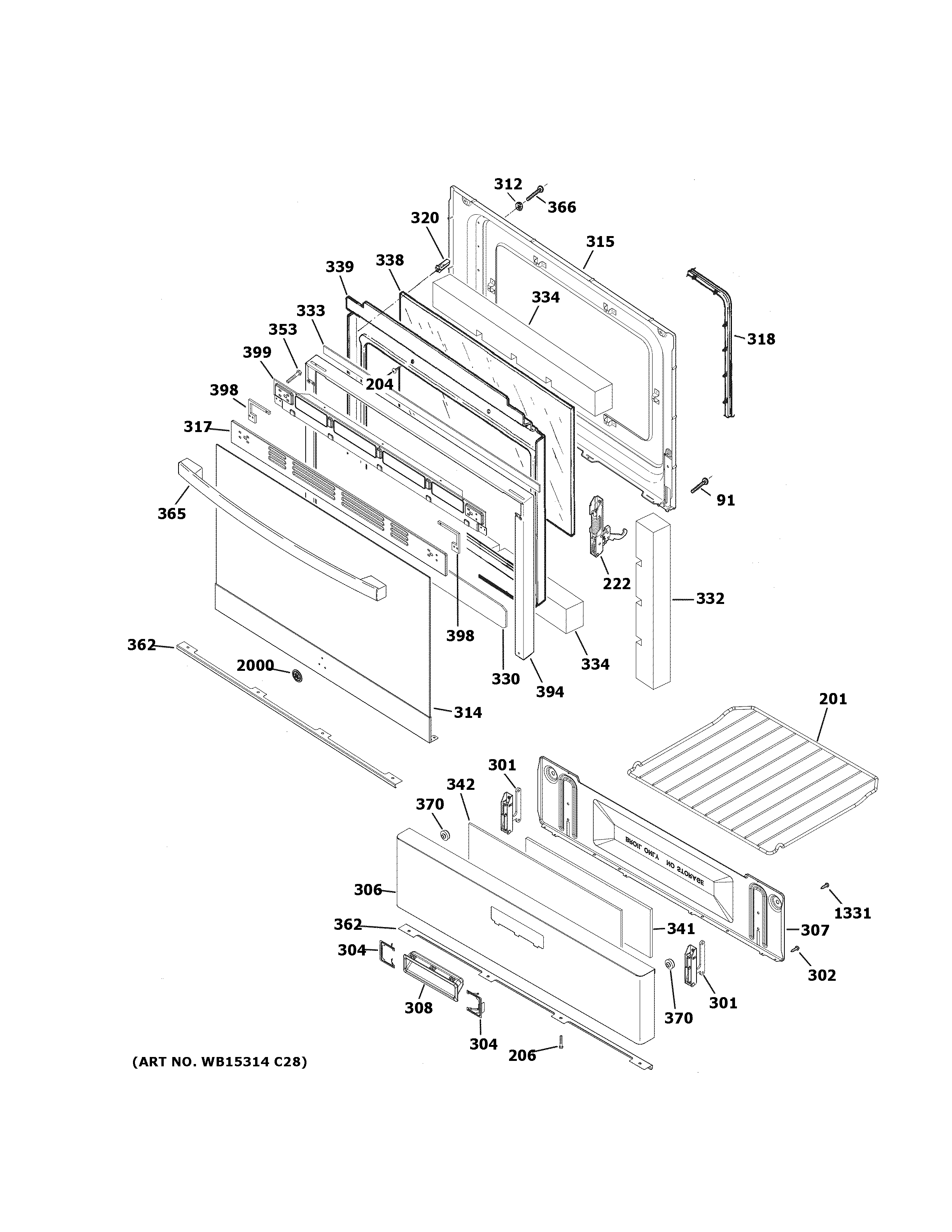 Door & drawer parts