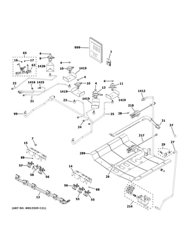 Gas & burner parts