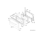 GE JGSS86SP2SS lower door diagram