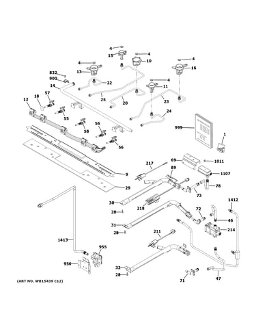 Gas & burner parts