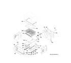 GE JGBS86EP1ES lower oven diagram