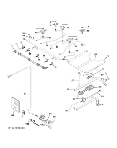 Gas & burner parts