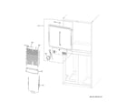 GE CQE28DM5NBS5 refrigerator section diagram