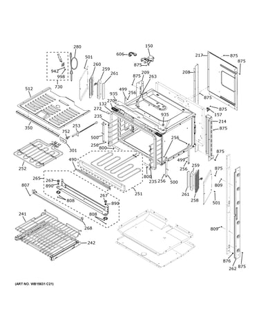Upper oven