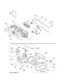 Backsplash, blower & motor assembly