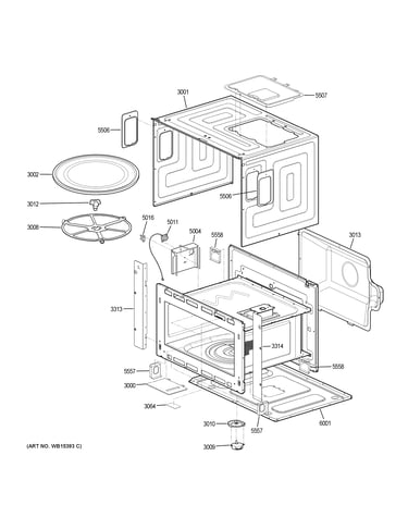 Oven cavity parts