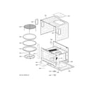 GE CT9800SH4SS oven cavity parts diagram