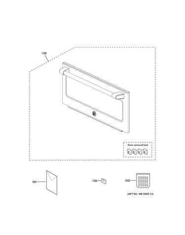 Microwave door