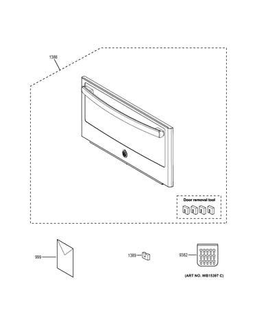 Microwave door