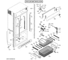 GE ZIC360NHBRH cabinet - flush inset diagram