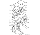 GE ZICP360NHALH shelves & drawers diagram