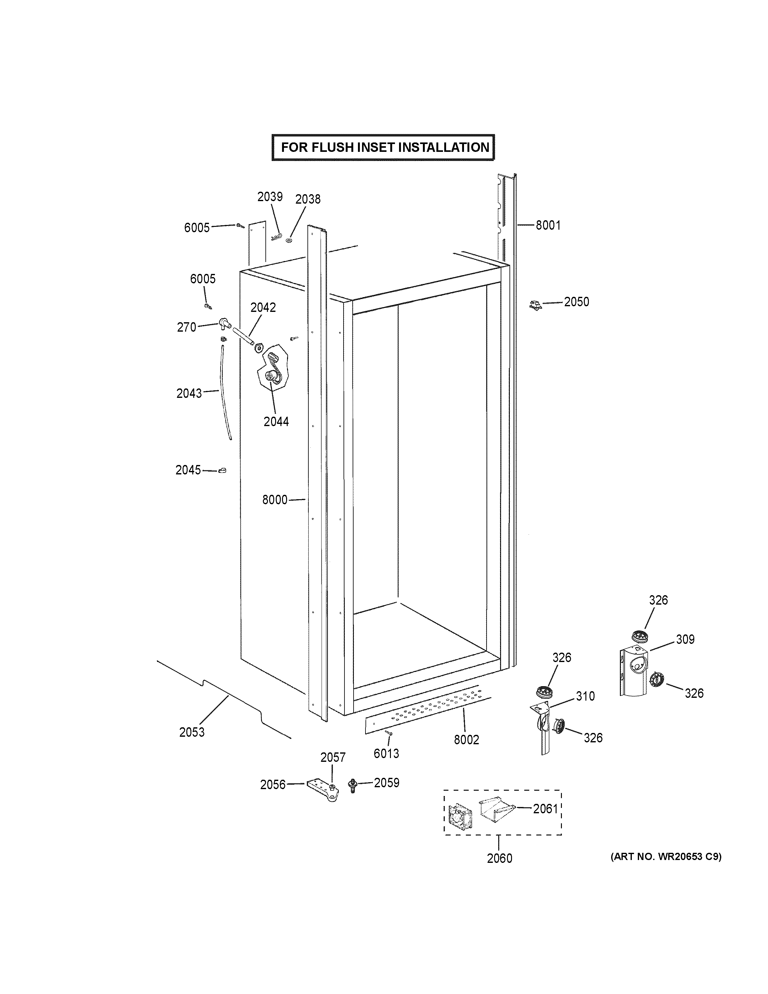 Cabinet (2) - flush inset