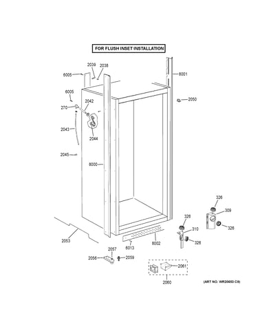 Cabinet (2) - flush inset