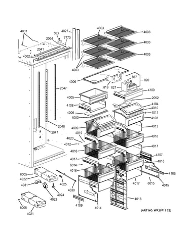 Shelves & drawers