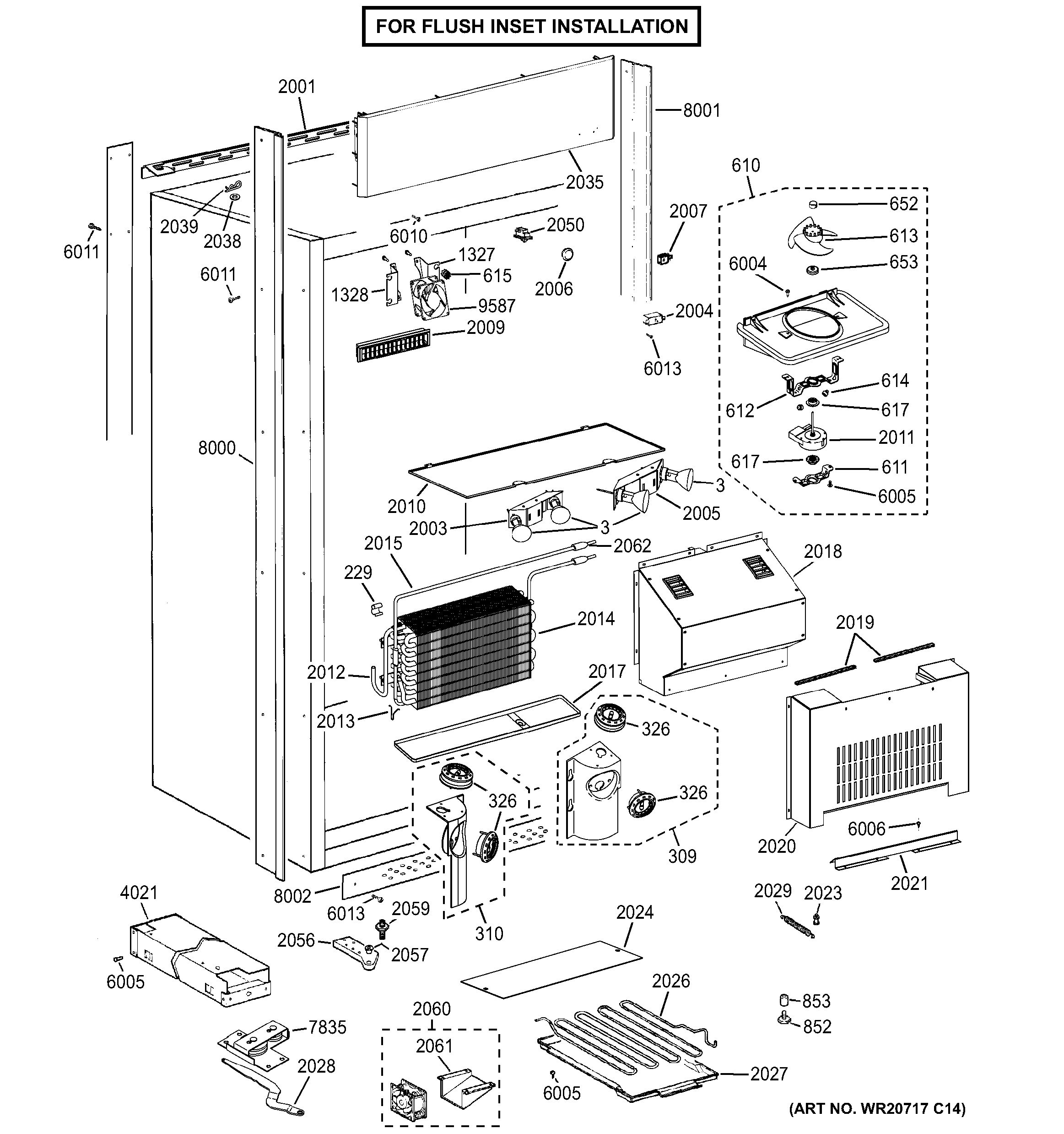 CABINET - FLUSH INSET