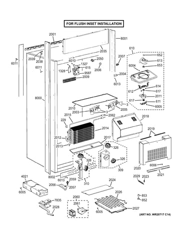Cabinet - flush inset