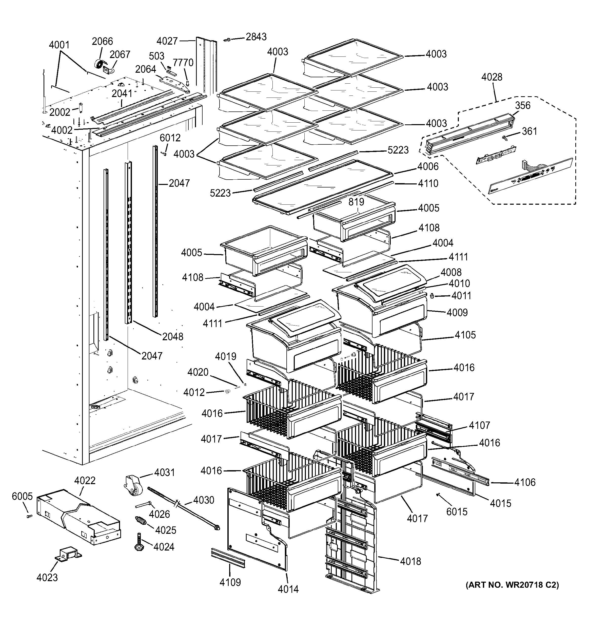 Shelves & drawers