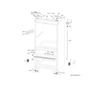 GE CVE28DP4NBW2 case parts diagram