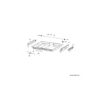 GE CVE28DP2NS1 cafe convertible shelves diagram