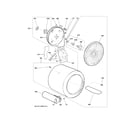 GE GTD42GASJ3WW drum diagram