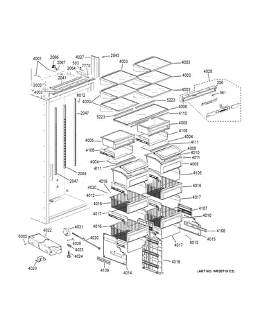 Shelves & drawers